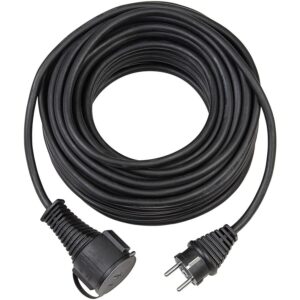 Brennenstuhl Super-Solid extension cable IP44 5m black 1161420 4007123167012