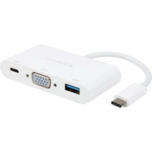 Vivanco adapter USB-C - VGA 3in1 (45386) 45386 4008928453867