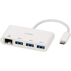 Vivanco adapter USB-C - LAN + hub 3-port (45388) 45388 4008928453881