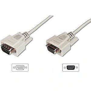 Assmann Extension cable RS232 1: 1 type DSUB9 / DSUB9 M / Z beige 3m AK-610203-030-E 4016032301479