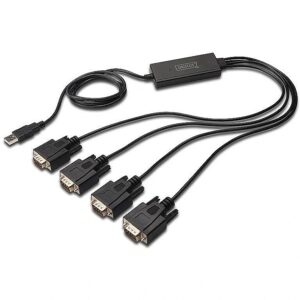 Assmann DIGITUS USB 20 TO 4XRS232 CABLE 1.5M DA-70159 4016032308539