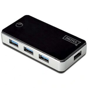 Assmann USB 3.0 HUB 4 PORT BLACK . DA-70231 4016032317005