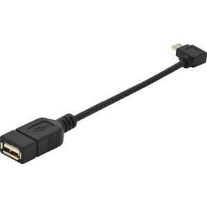 Assmann DIGITUS USB 20 ADPTER CABLE MICRO B-A M/F 0.2M AK-300313-002-S 4016032339076