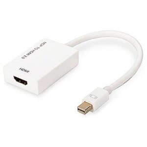 Digitus MINI DP TO HDMI ADAPTER CABLE MINI DP/M - HDMI A/F 02M WH AK-340416-002-W 4016032427490