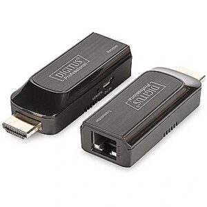 Assmann MINI HDMI EXTENDER SET FULL HD 50M CAT6/6A/7 BLACK DS-55203 4016032435006