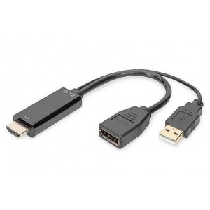 Digitus HDMI to DisplayPort/USB