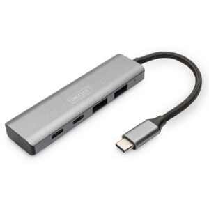 Digitus USB-C 4 Port HUB 2x USB-A + 2x USB-C Gen2 DA-70245 DA-70245 4016032485766