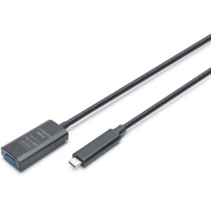 Digitus | Active USB 3.2 Gen2 10G extension cable | DA-73113 | USB-C to USB-A DA-73113 4016032497431