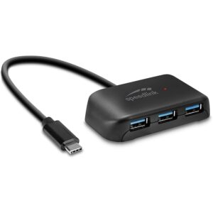 Speedlink USB hub Snappy Evo USB-C 4-port (SL-140202) SL-140202-BK 4027301709445