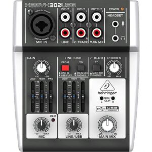 Behringer X302USB audio mixer 5 channels 27000221 4033653011334