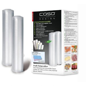 Caso | Foil Roll | 01225 | 2 | Dimensions (W x L) 25x600 cm | Transparent 01225 4038437012255