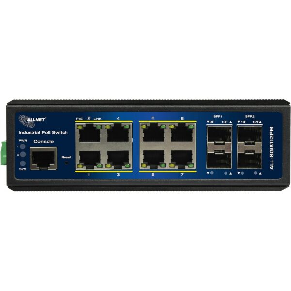 ALLNET 8+4P ALL-SGI8112PMJ POE M ALL-SGI8112PMJ 4038816130990