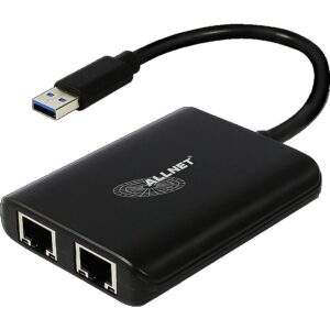 ALLNET USB 3.0 Typ-A Network Adapter 2x + 1x USB 3.0 Hub ALL-NC-2G-102-USB-A 4038816218568