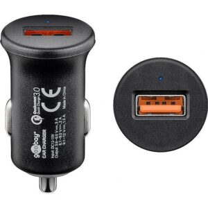 Goobay Quick Charge QC3.0 USB car fast charger USB 2.0 Female (Type A)