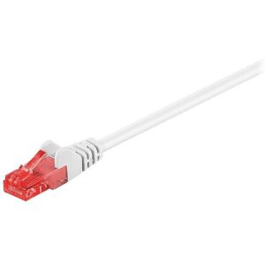 Goobay Patch Cable | 68639 CAT 6 U/UTP | PVC AWG 24/7 | Cable length: 15 m | White 68639 4040849686399