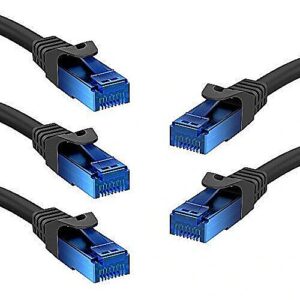 Goobay Patch cable Cat6 U/UTP flat black 5