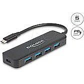 Delock USB-C Hub 4P USB 3.2 Gen 1+ PD - 64170 4043619641703