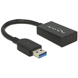 Delock Konverter USB 3.1 Gen 2 Typ-A Stecker > USB Type-C Buchse Aktiv