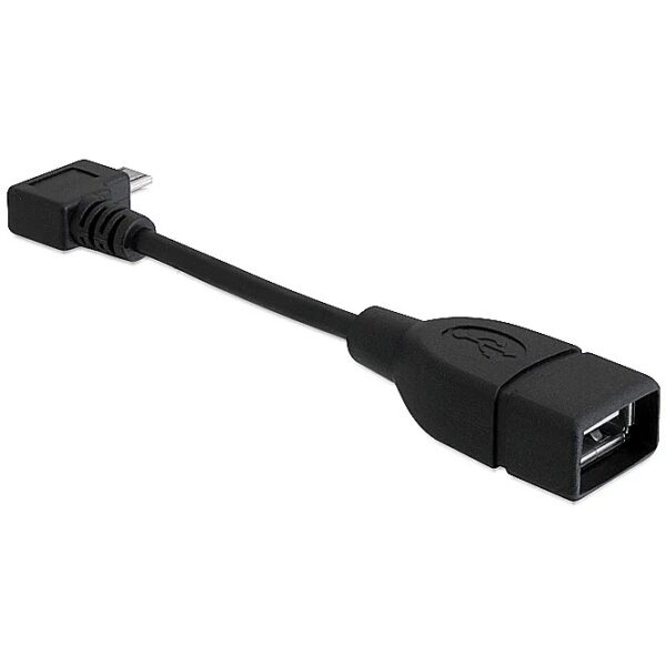 Delock microUSB OTG angled cable