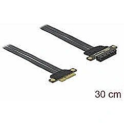 Delock Riser Card PCIe x4> x4 with flexible cable 30cm 85768 4043619857685