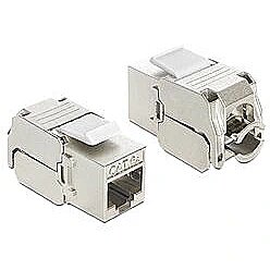 Delock Keystone Module RJ45 blue- LSA Cat6 86205 4043619862054