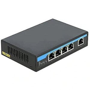 Delock Giga Ethernet Switch 4P PoE + 1RJ45 - 87764 4043619877645