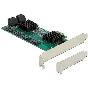 Delock 8P SATA PCIe x1 card - LP - 90072 4043619900725