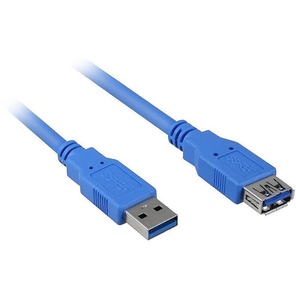 Sharkoon USB 3.0 extension cable blue 1