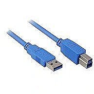 Sharkoon Cable USB 3.0 A-B black 1