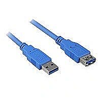 Sharkoon USB 3.0 extension cable black 1