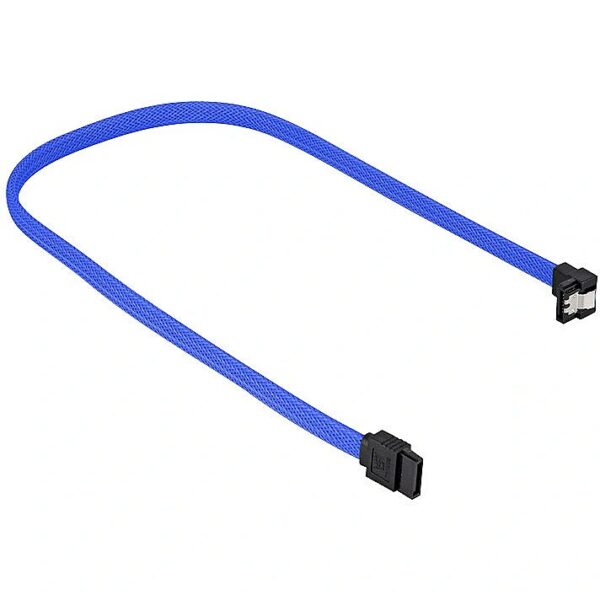 Sharkoon SATA III Angled Cable blue - 60 cm 4044951016587 4044951016587