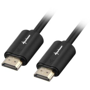 Sharkoon cable HDMI -> HDMI 4K black 1.0m - A-A 4044951018024 4044951018024