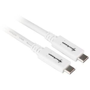 Sharkoon USB 3.1 Cable C-C - white - 0.5m 4044951021178 4044951021178