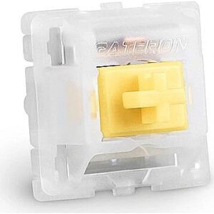 Sharkoon Gateron Cap Milky-Yellow Switch Set