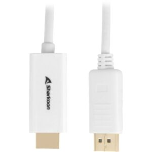 Sharkoon Displayport 1.2 to HDMI 4K White 2m ACTIVE 4Kx2K 60hz cable adapter 4044951037711 4044951037711