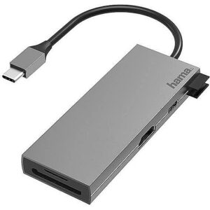 Hama USB adapter Hama USB-C multiport adapter (6 ports) 00200110 4047443436832