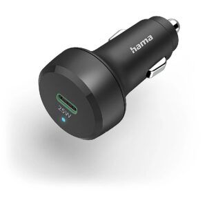 Hama Car Charger QC PD USB-C 25W black 201638 4047443489524