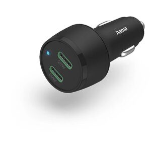 Hama ładowarka samochodowa PD/QC 45W (2X USB-C)