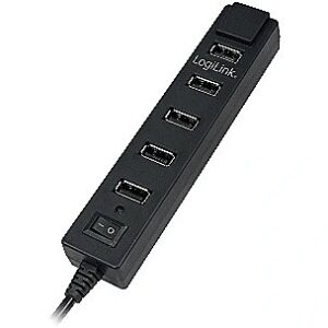 Logilink - 7-Port USB 2.0 Hub with switch ON / OFF UA0124 4052792006889