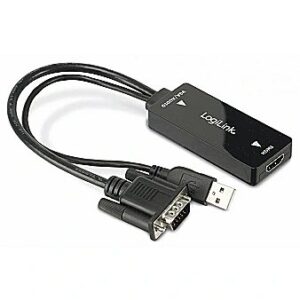 Logilink VGA w. USB Audio to HDMI Converter CV0060 4052792028072