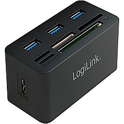 Logilink - USB 3.0 Hub with All-in-One Card Reader CR0042 4052792048698