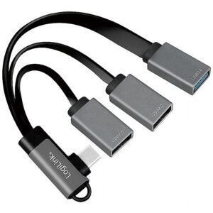 Logilink 3-portowy USB-C kątowy UA0361 4052792057829