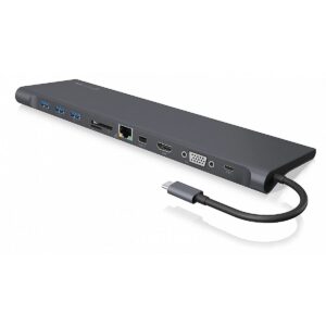 Raidsonic USB Type-C Docking Station with a triple video output