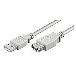 M-Cab USB2.0 HIS CAB A-A M/F GREY 1.8M EXTENSION 2XSHIELDED CU 7200297 4260517932485