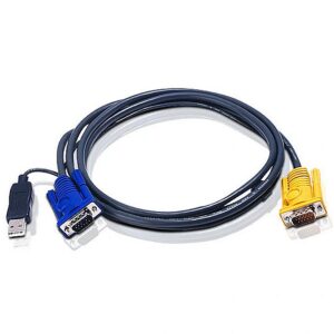 Incase 2L-5202UP 1.8M USB KVM Cable with 3 in 1 SPHD and built-in PS/2 to USB converter 2L-5202UP 4710423770690