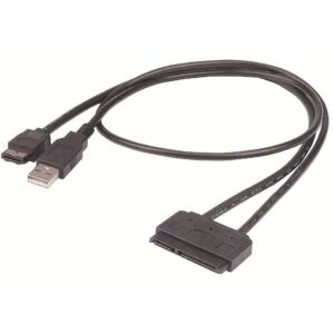 Akasa eSATA cable for SATA HDD and SSD AK-CBSA03-80BK 4710614531864