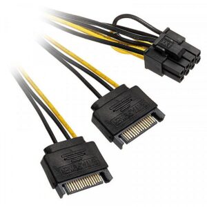 Akasa SATA to 6+2pin PCIe Cable