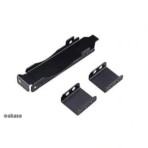 Akasa PCI Slot Bracket for Mounting One/Two 80 or 92mm Fans AK-MX304-08BK 4710679550459