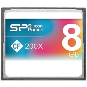 Silicon Power memory card CF 8GB 200x SP008GBCFC200V10 4710700395936