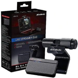 Avermedia Live Streamer DUO Streaming Kit (Webcam und Capture Box) 61BO311D00AM 4710710679606